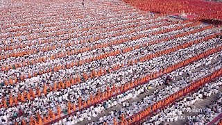 ไฮไลท์ "ตักบาตรสามเณร 22 เม.ย. 62 ณ วัดพระธรรมกาย"