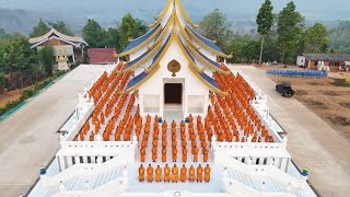 โครงการบรรพชาอุปสมบทหมู่ กองร้อย 501 วัดดงดินแดง