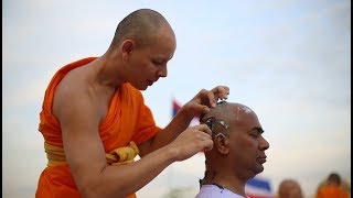 พิธีปลงผมธรรมทายาทนานาชาติ รุ่น AEC- WBA ปี พ.ศ. 2561