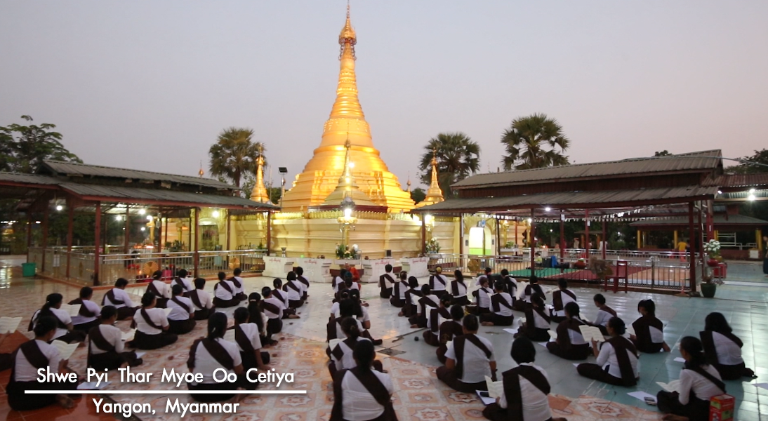  “Dhammajak Myanmar” รวมใจผู้มีบุญชาวเมียนมาร์สวดธรรมจักร ที่เมืองย่างกุ้ง