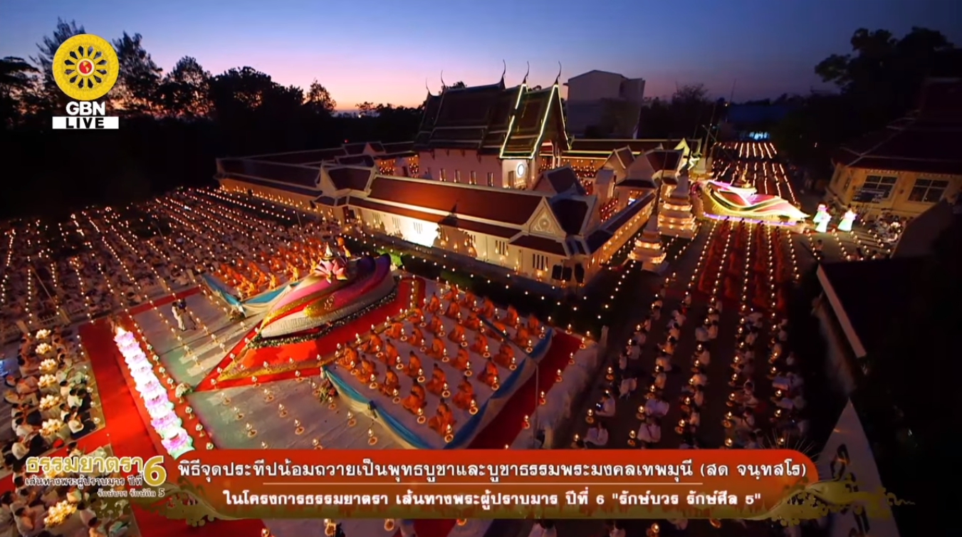 กิจกรรมธรรมยาตรา ปีที่6