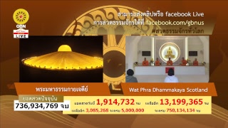 สวดธรรมจักร 750 ล้านจบ พบสุขเห็นธรรม