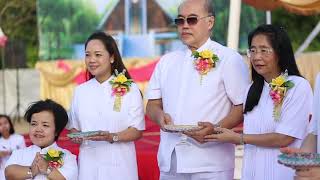 พิธีตอกเสาเข็มอาคารพระผู้ปราบมาร ณ ศูนย์ปฏิบัติธรรมภูเก็ต